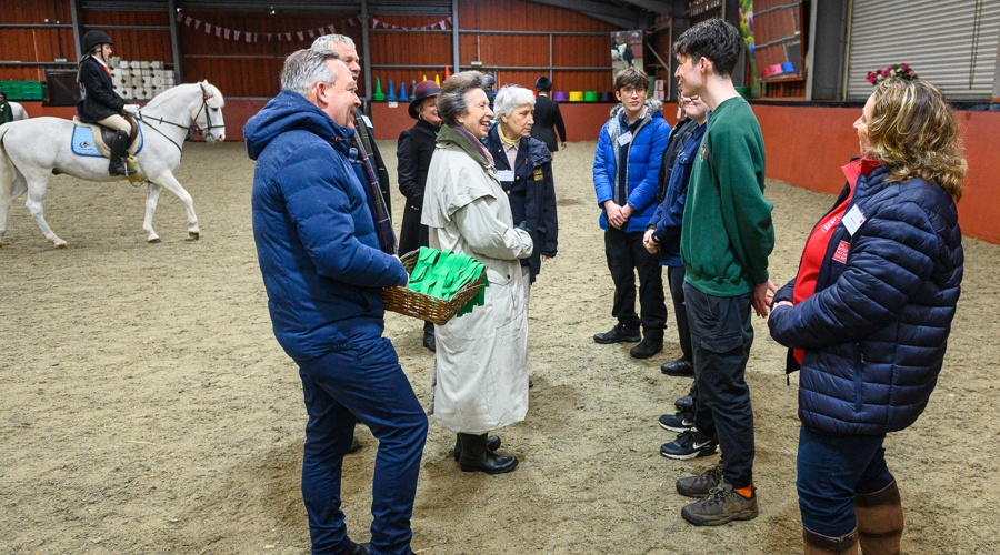 HRH The Princess Royal Meeting BHS Changing Lives Through Horses Participants