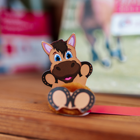 Cartoon horse character